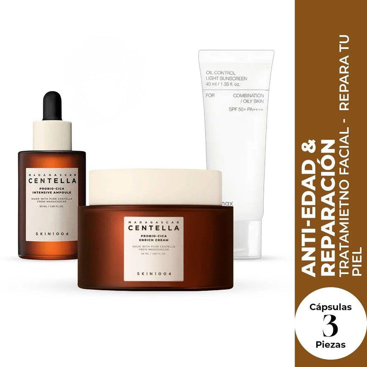 SKIN1004 + CELIMAX Pack Antiedad & Reparación 3 Piezas