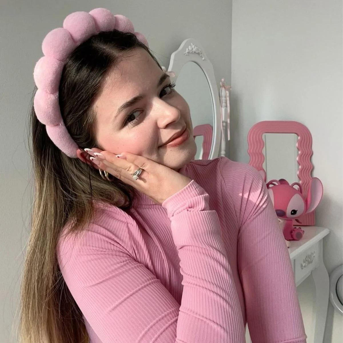 DIADEMA DE BAÑO + PULSERAS DE MUÑECA
