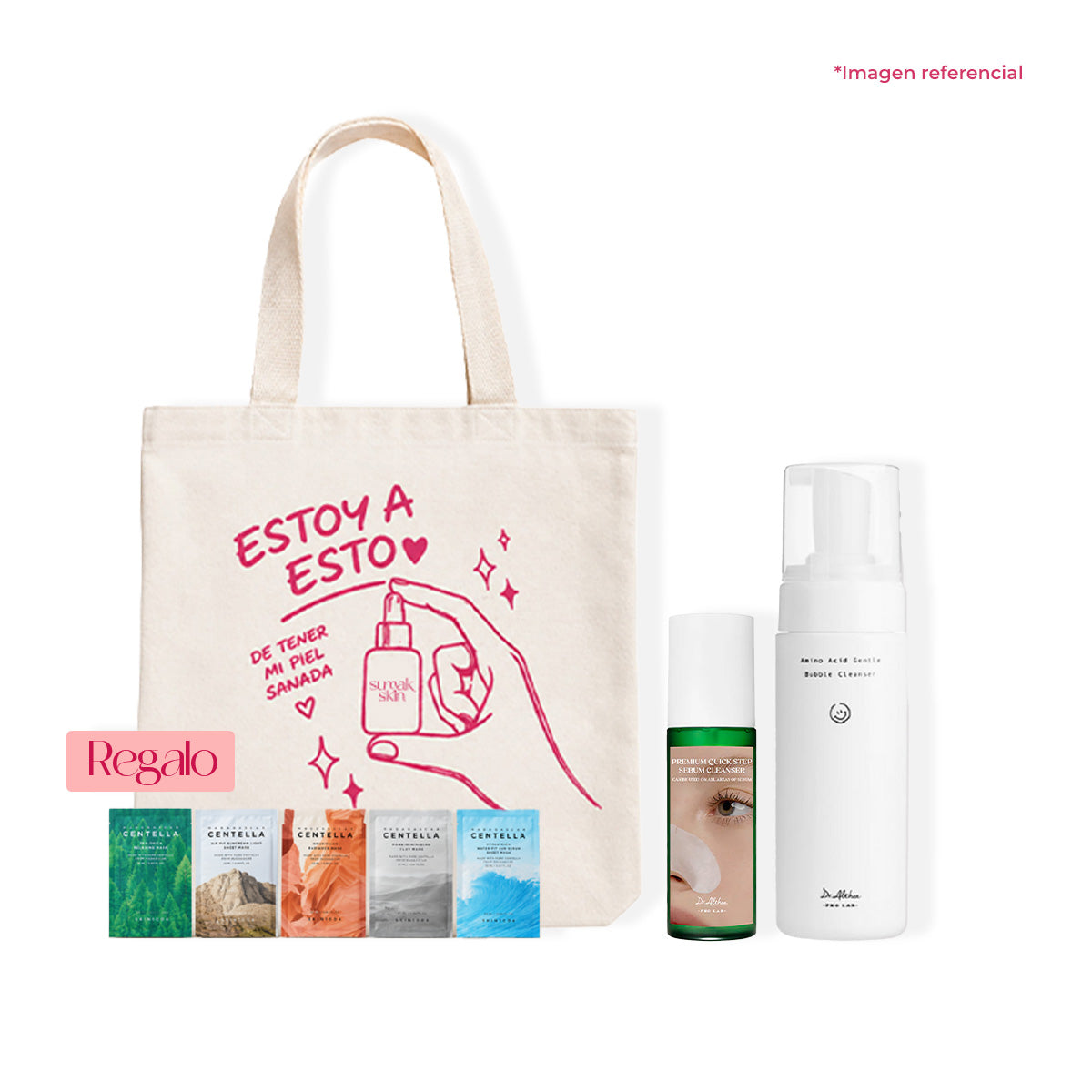 Pack Dr. Althea Limpieza Profunda + Tote Bag Sumak Skin y Sachets (Regalo)