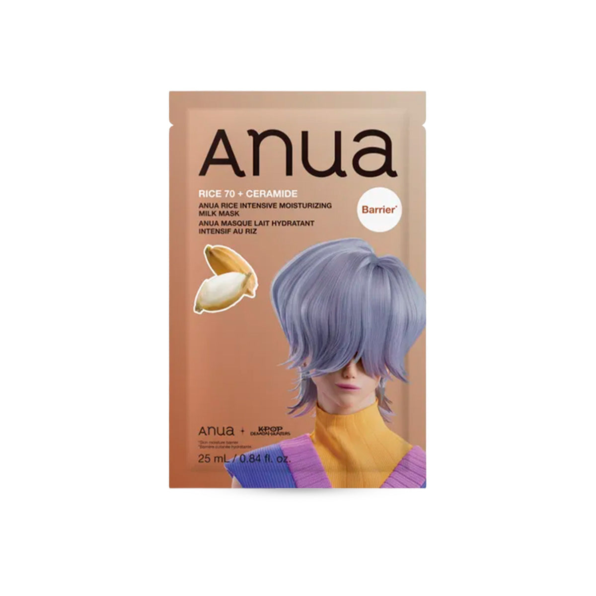 ANUA - Rice Intensive Moisturizing Milk Mask de Kpop Demon Hunters