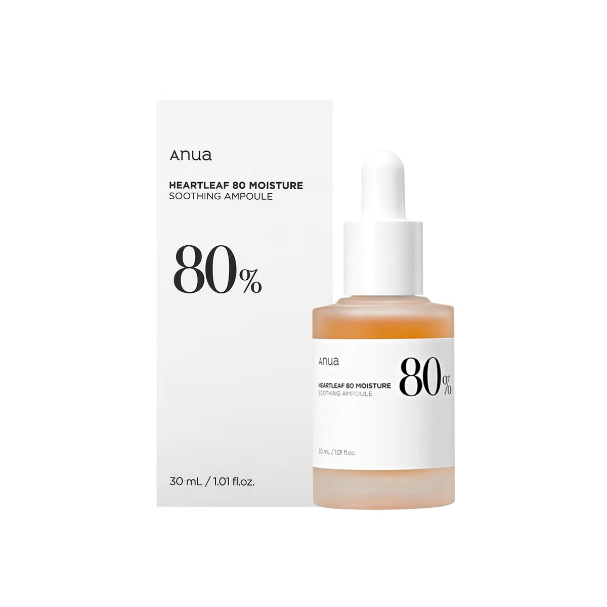 ANUA - Heartleaf 80% Moisture Soothing Ampoule 30ml
