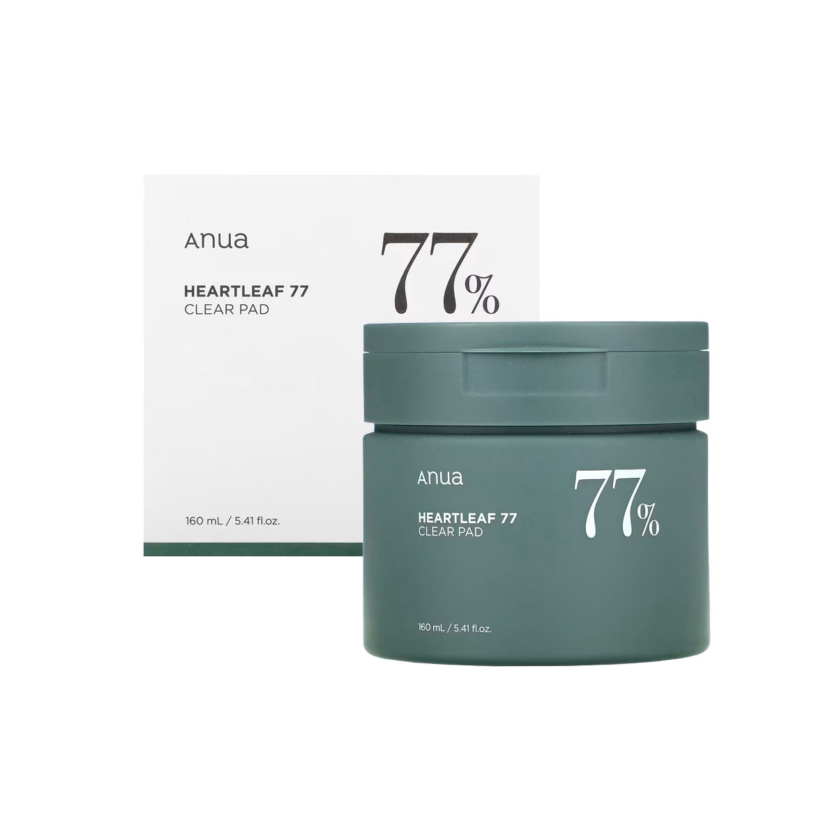 ANUA - HEARTLEAF 77% CLEAR PAD 160ML