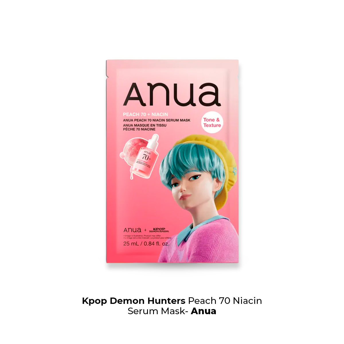 ANUA - Kpop Demon Hunter Peach 70 Niacin Serum Mask