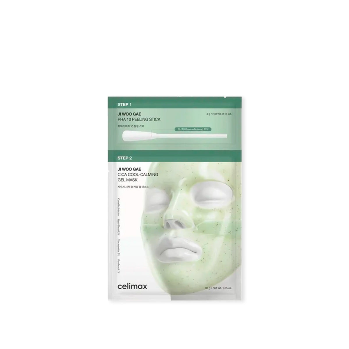CELIMAX Jiwoogae Cica Cool-Calming Gel Mask