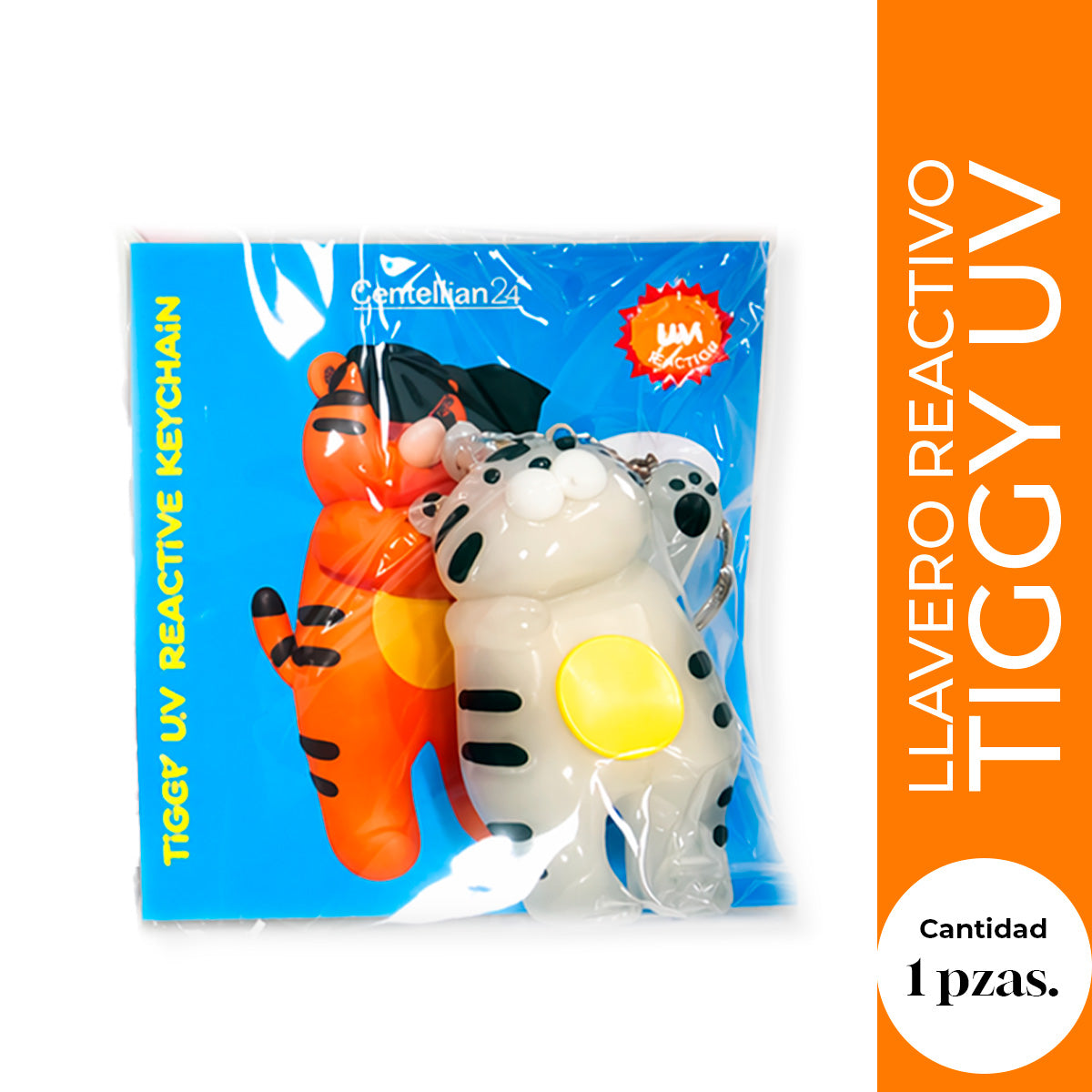 CENTELLIAN24 Llavero Reactivo Tiggy Uv