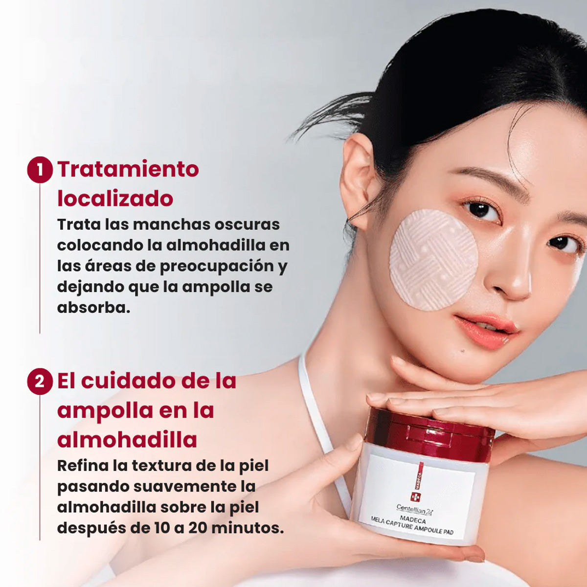 CENTELLIAN24 Madeca Mela Capture Ampoule Pad 60 Piezas