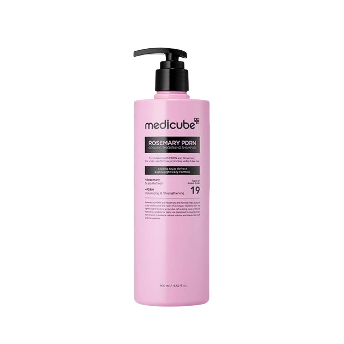Combo MEDICUBE Rosemary PDRN: Serum 20ml + Shampoo 400ml + Acondicionador