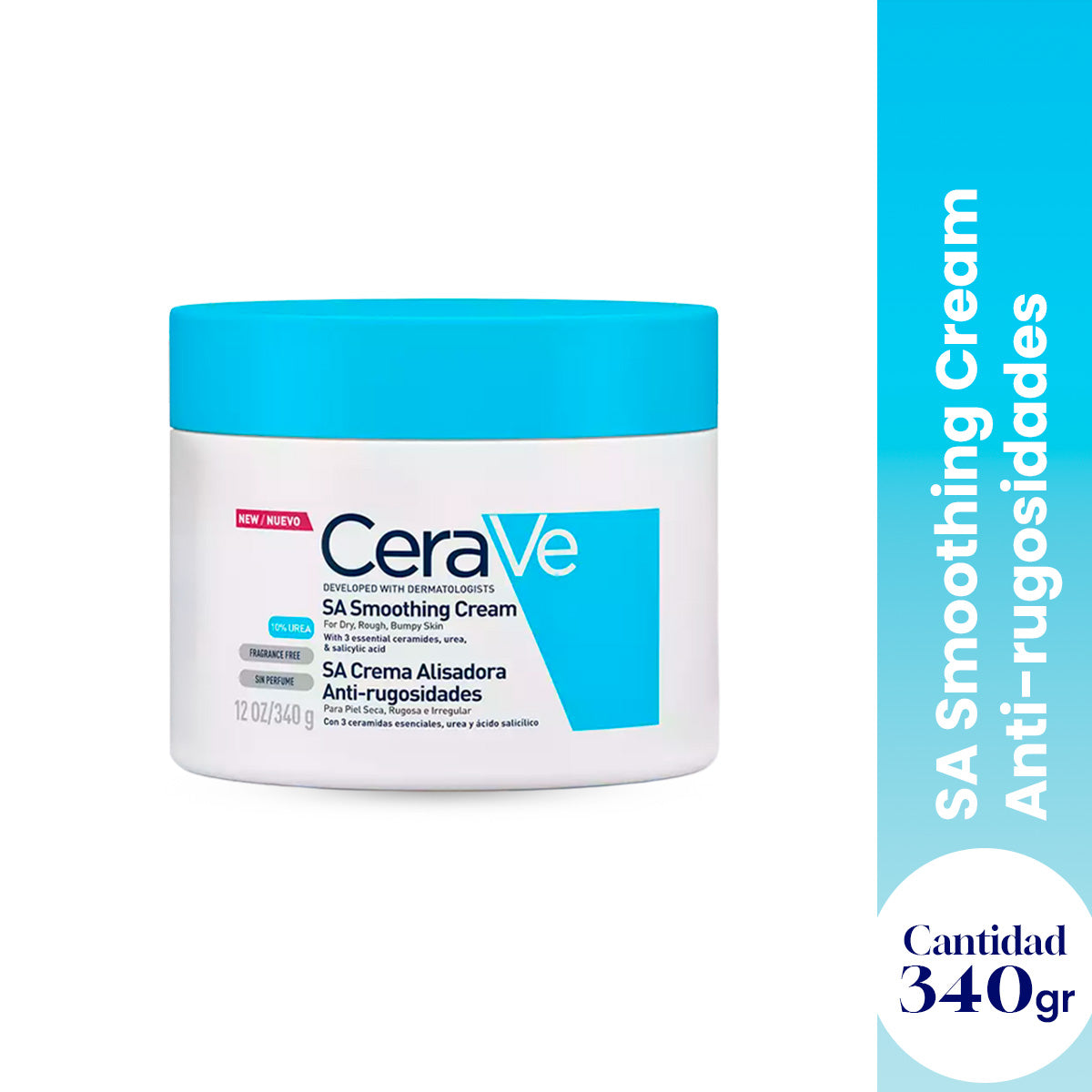 Crema Hidratante con úrea SA Smoothing Cream 340gr - CeraVe