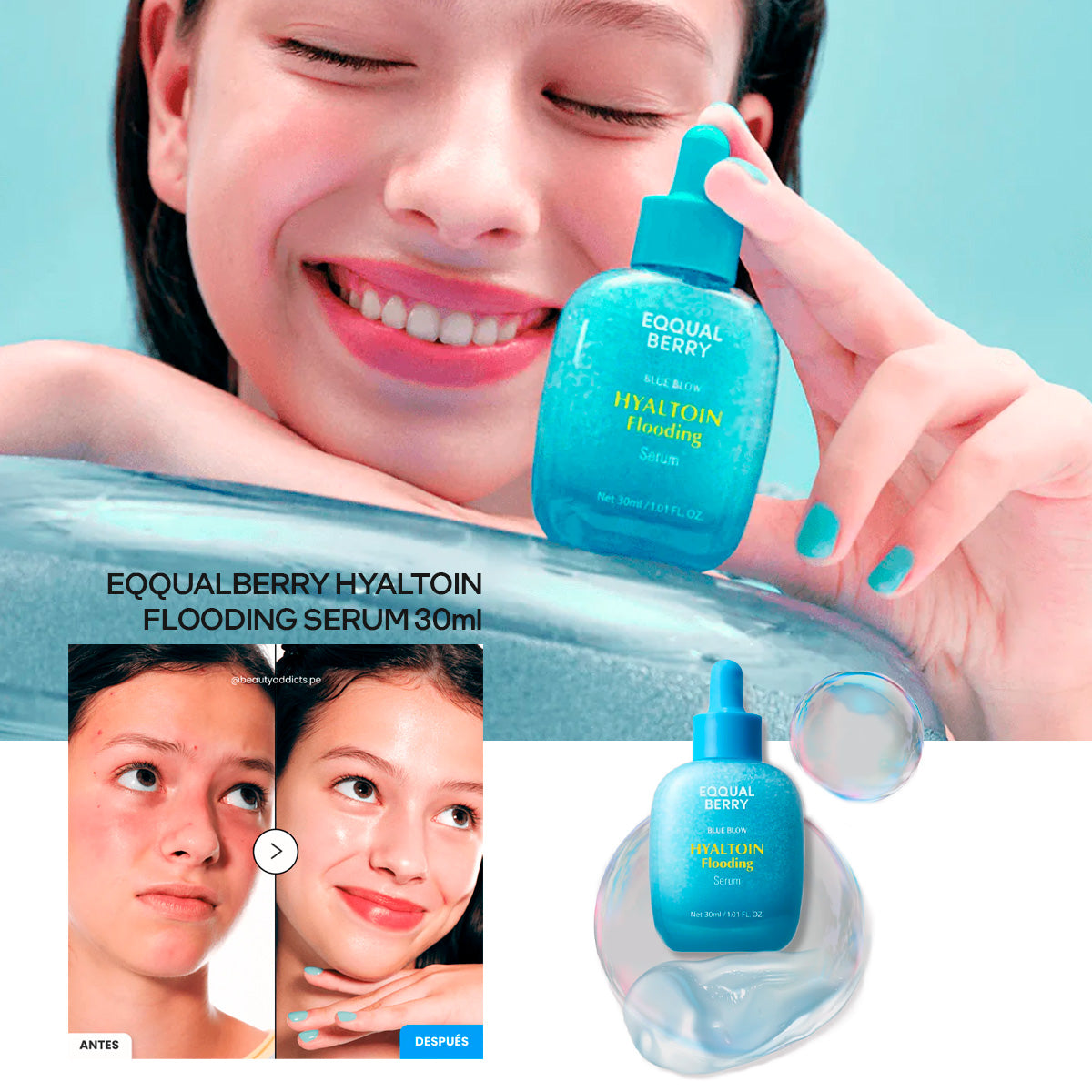 EQQUALBERRY Hyaltoin Flooding Serum 30Ml
