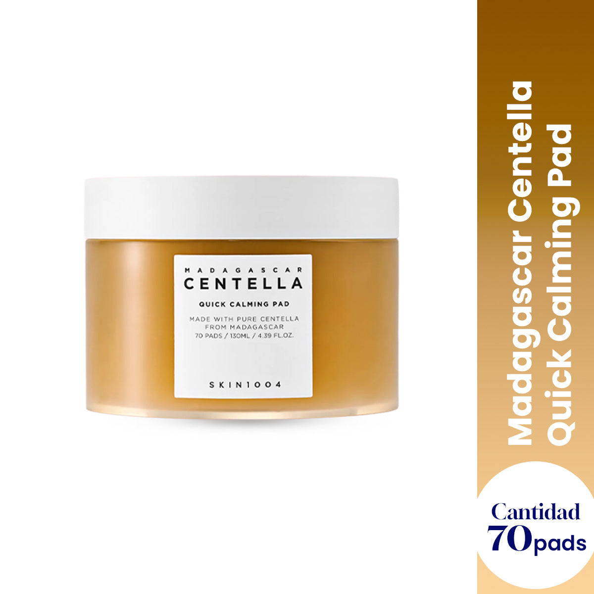 SKIN1004 Pads Faciales Calmantes – Madagascar Centella Quick Calming Pad 70 Pads