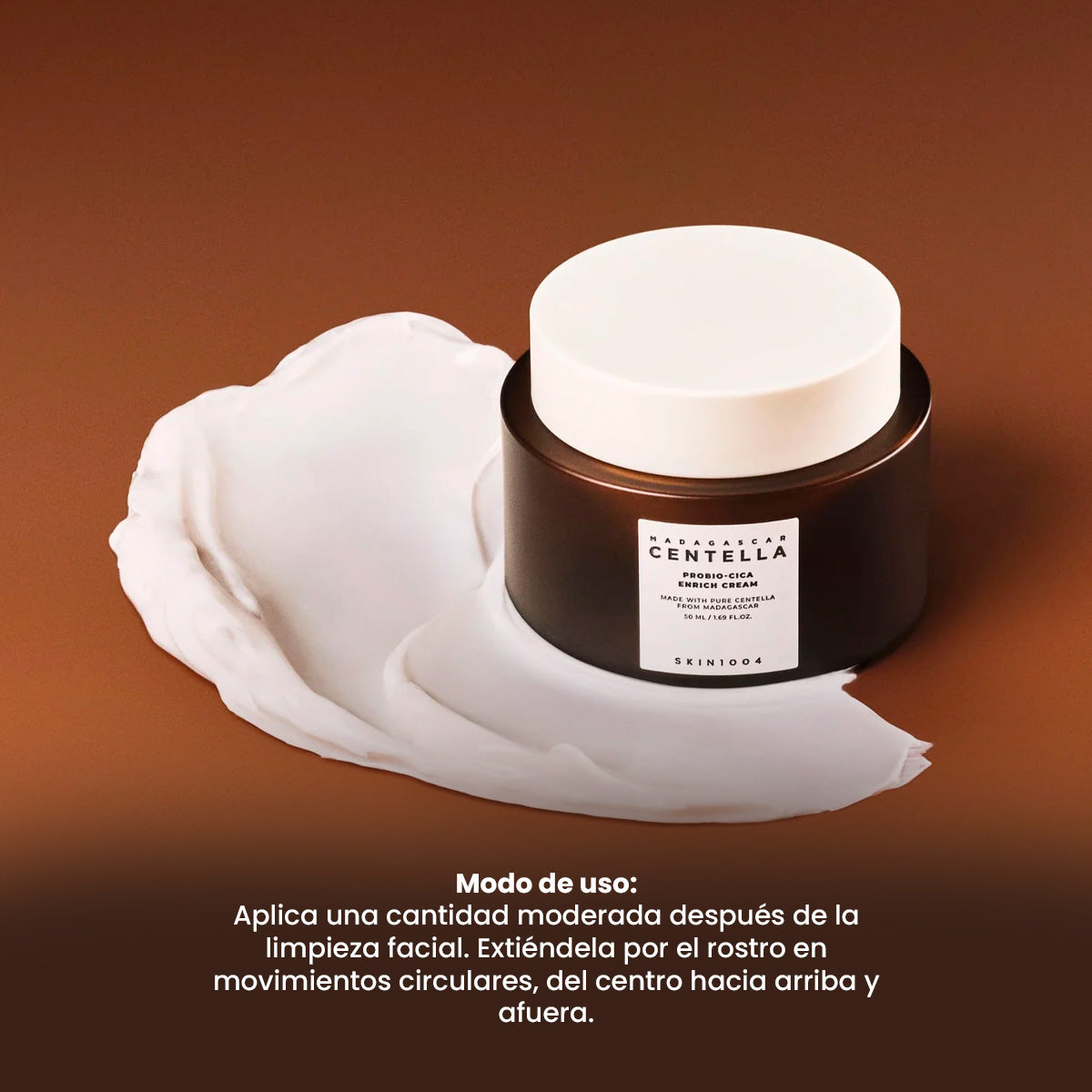 SKIN1004 Crema Facial Nutritiva Y Reparadora – Madagascar Centella Probio-Cica Enrich Cream – 50Ml