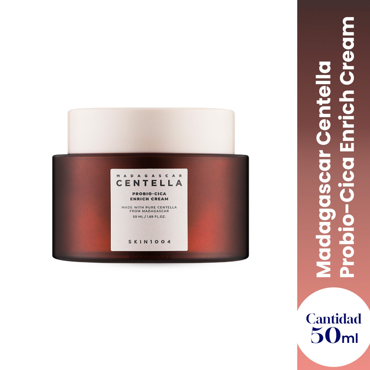 SKIN1004 Crema Facial Nutritiva Y Reparadora – Madagascar Centella Probio-Cica Enrich Cream – 50Ml