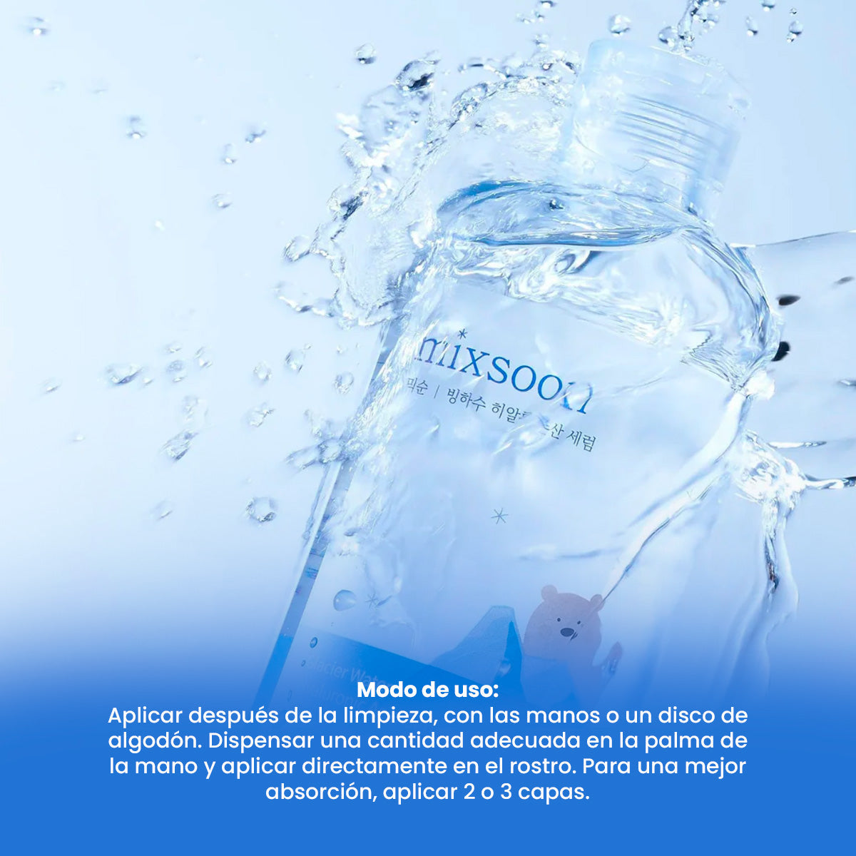 MIXSOON - Glaciar Water Hyaluronic Acid Serum 300ml