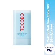 TOCOBO Bloqueador Solar Cotton Soft Sun Stick Spf50+++ Pa++++ 19G