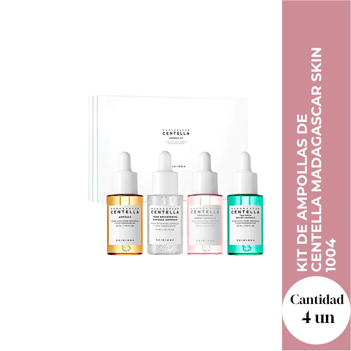 Kit de Ampollas de Centella Madagascar Skin 1004