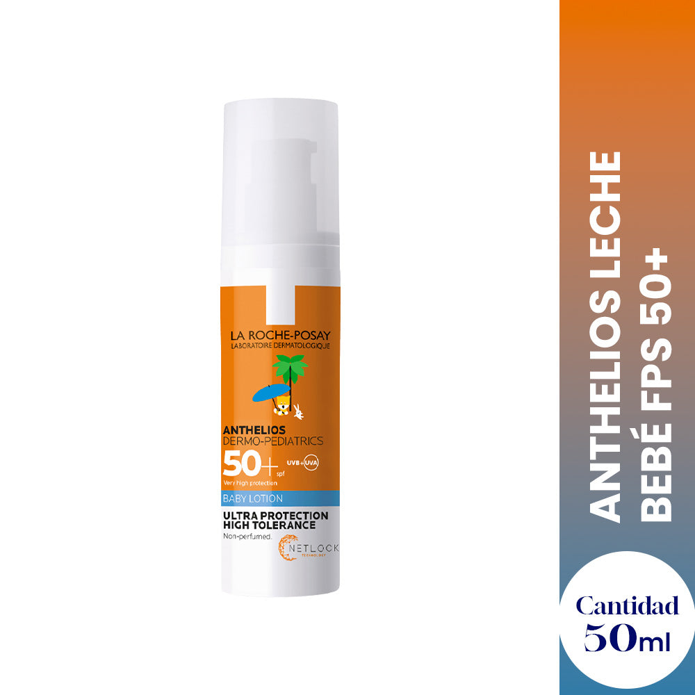 Protector Solar Anthelios Leche Bebé FPS 50+ 50ml - LA ROCHE-POSAY