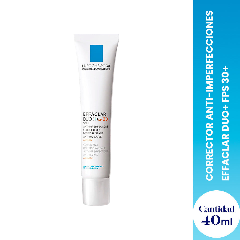 Corrector Anti-imperfecciones Effaclar Duo+ 40ml FPS 30+ - LA ROCHE-POSAY