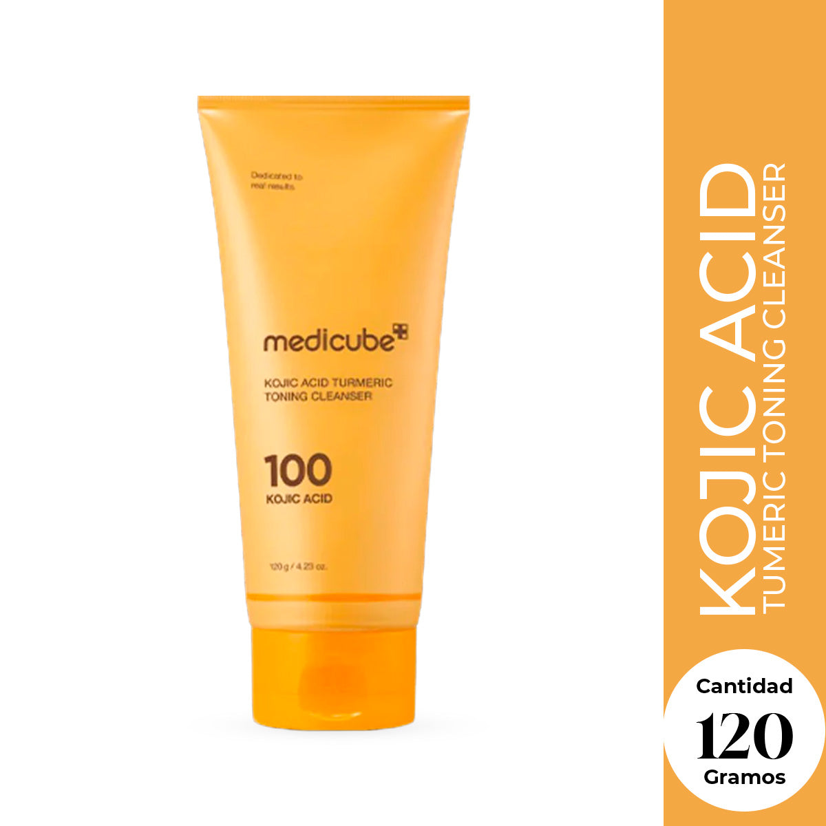 MEDICUBE Kojic Acid Turmeric Toning Cleanser 120g