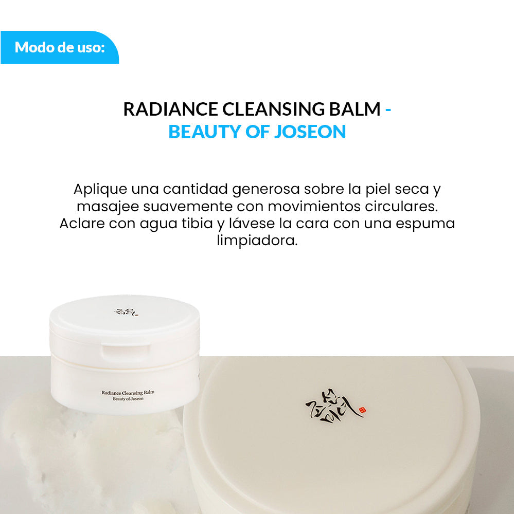 BEAUTY OF JOSEON Bálsamo Limpiador Facial – Desmaquillante Nutritivo – Radiance Cleansing Balm 100Ml