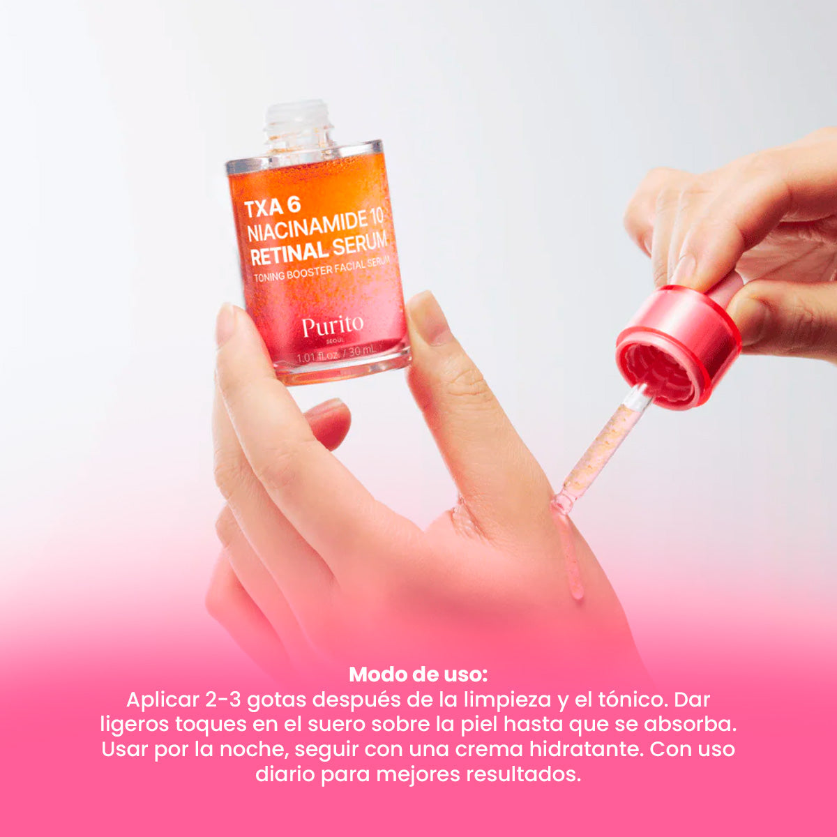 PURITO Seoul Sérum Ácido Tranexámico (Txa) + Niacinamida 10% + Retinal