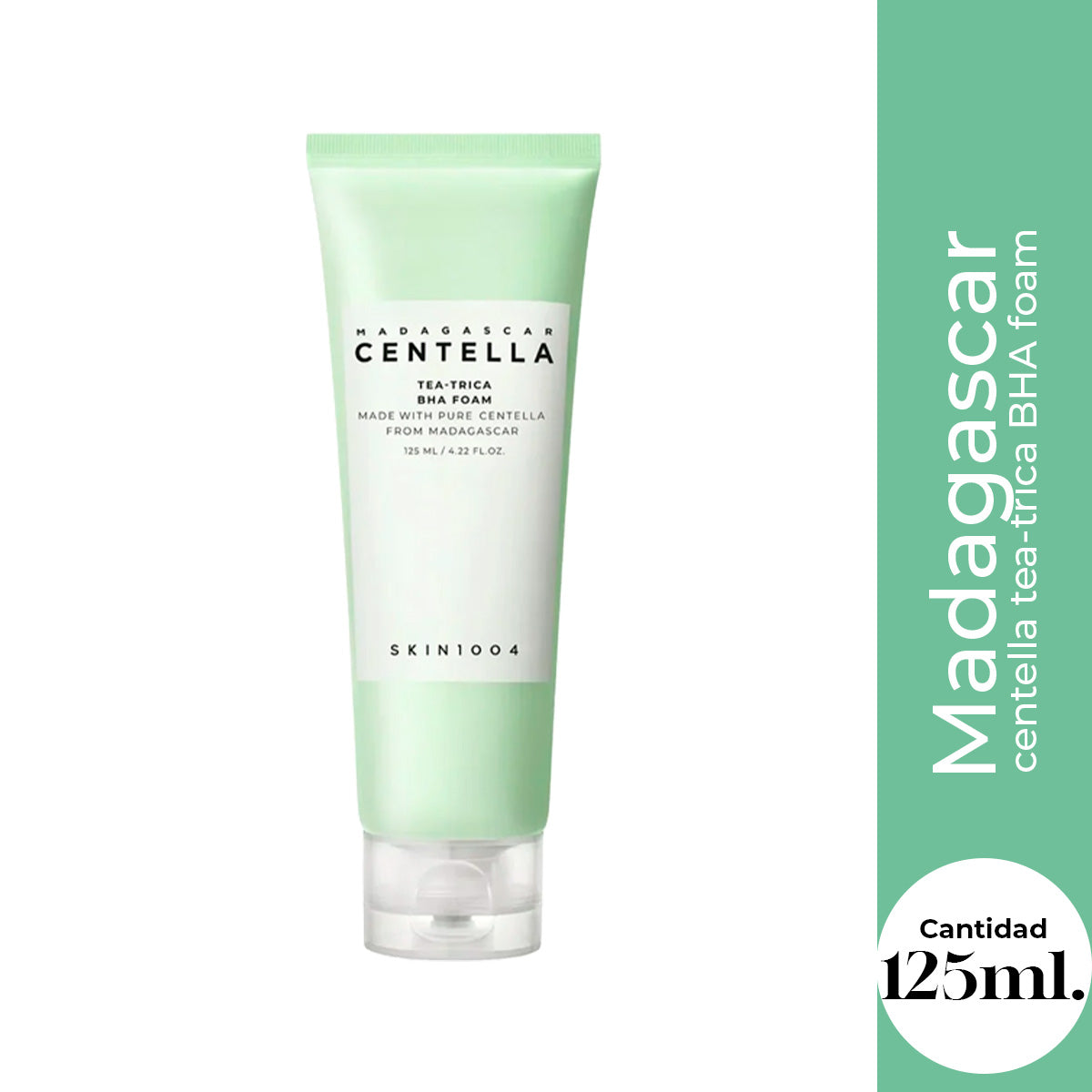 Madagascar Centella Tea-Trica Bha Foam 125ml - SKIN1004