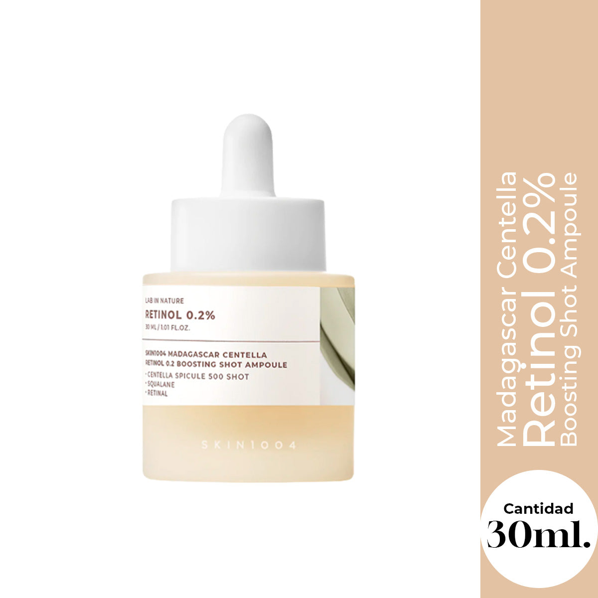 Madagascar Centella Retinol 2.0 Boosting Shot Ampoule 30ml - SKIN1004