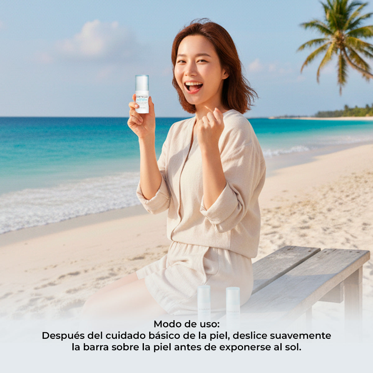 SKIN1004 Mini Barra Madagascar Centella Hyalu-Cica Silky-Fit Sun Stick 7G