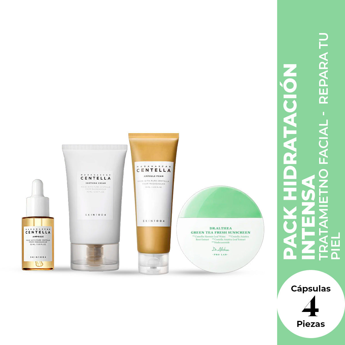 SKIN1004 + Dr. Althea Pack Hidratación Intensa 4 Piezas
