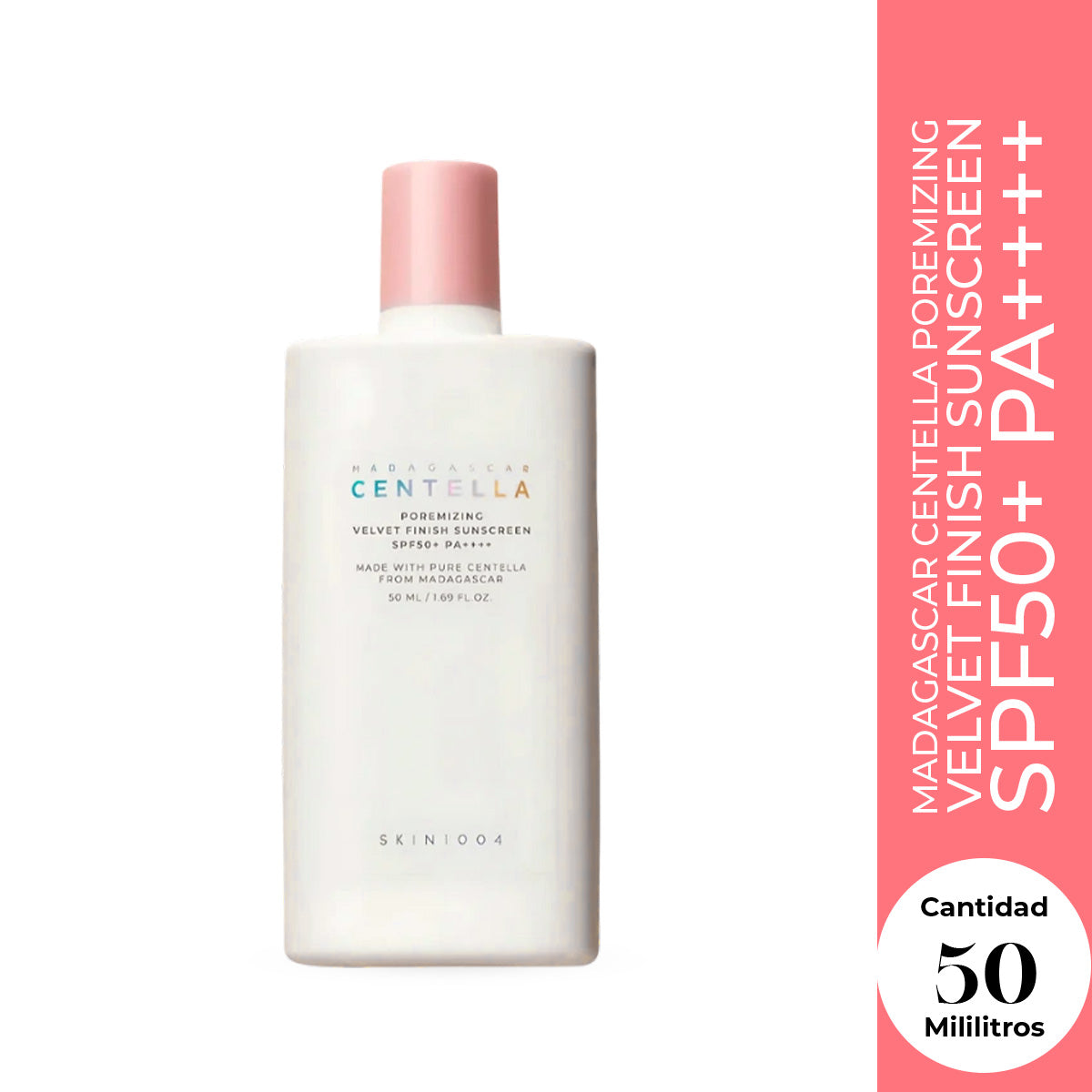 SKIN1004 Madagascar Centella Poremizing Velvet Finish Sunscreen Spf50+ Pa++++ 50Ml